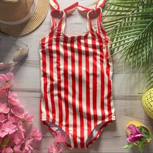 Billabong 🌺 Girls’ Striped One-Piece 🇺🇸💙